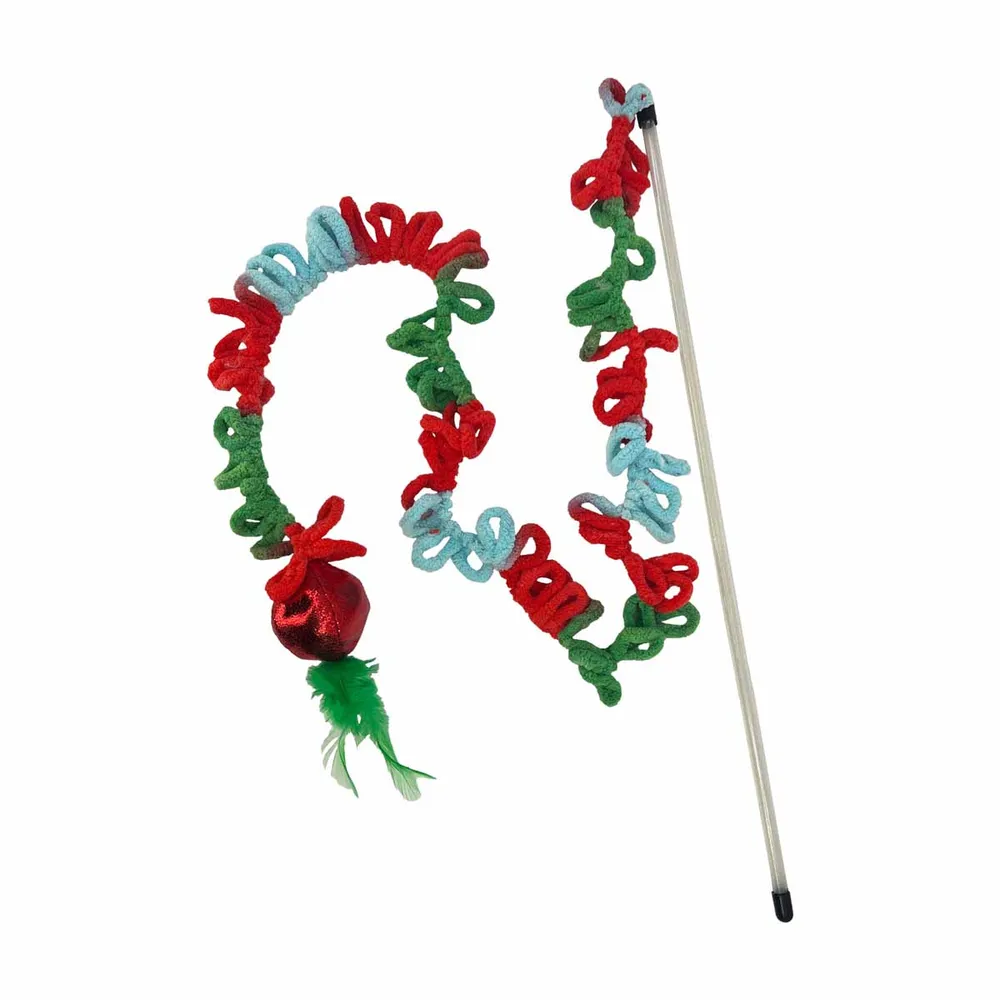 Kong Holiday Teaserloopz 68x6x6 cm - Drillepind til Kat